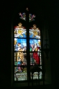 Verrière à personnages de la baie 13 : Melchisédech