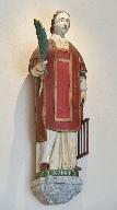 Statue : Saint Laurent, église paroissiale Saint-Laurent (Tréméreuc)