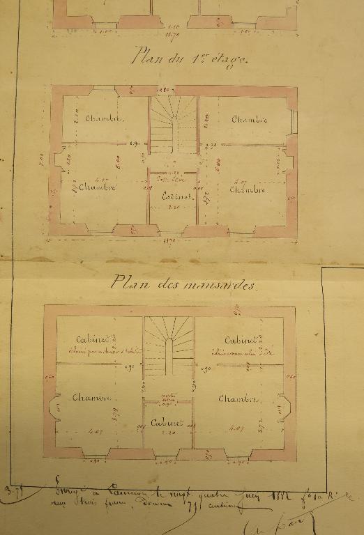 Mairie-école de Rospez actuellement groupe scolaire public Edouard Luby
