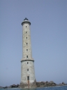 Phare des Héaux-de-Bréhat, situé en Manche, au large de Pleubian