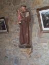 Statue, socle (grandeur nature) : saint Antoine de Padoue