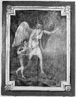 Tableau : Ange gardien, église paroissiale Sainte-Édiltrude (Tréflez)