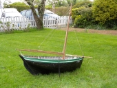 Maquette de bateau de pêche : sloop goémonier, homardier