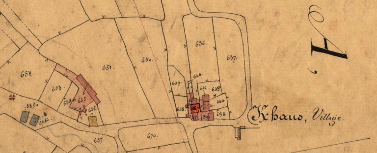 Maisons, rue de Pen Woas, la Roche-Jaune (Plouguiel)