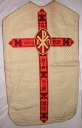 Ornement blanc 4 : chasuble, étole