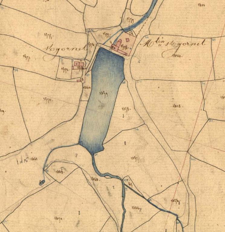 Les moulins sur la commune de Plounévez-Lochrist