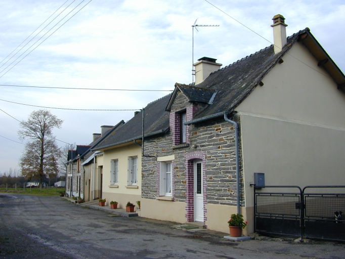 Alignement de quatre logis, la Cannelais (Pipriac)