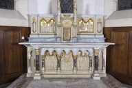 Autel, retable et tabernacle : sud