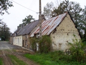 Les maisons et des fermes sur la commune de Baguer-Morvan