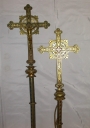 Paire de croix de procession