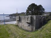 Corps de garde crénelé n° 3 et batterie (Cr 328) puis Centre de voile de Roscanvel