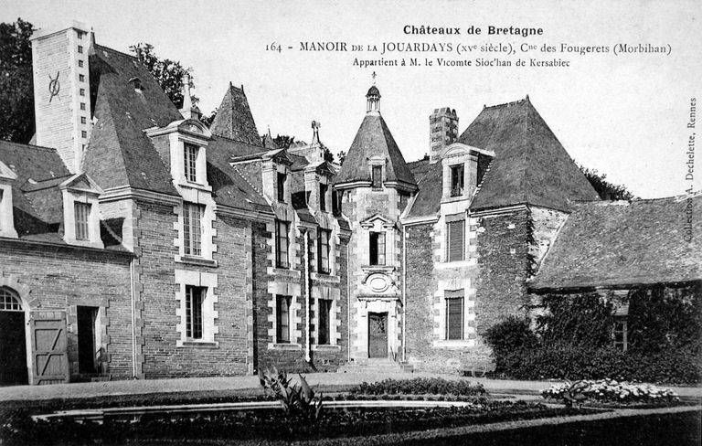 Manoir puis château, la Jouardais (Les Fougerêts)