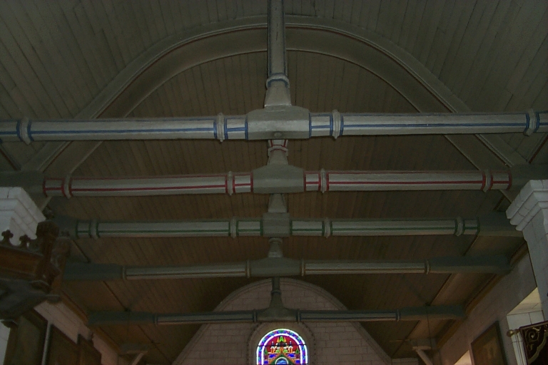 Ensemble de 8 entraits et sablières