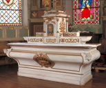 Autel, gradins d'autel, tabernacle (maître-autel)
