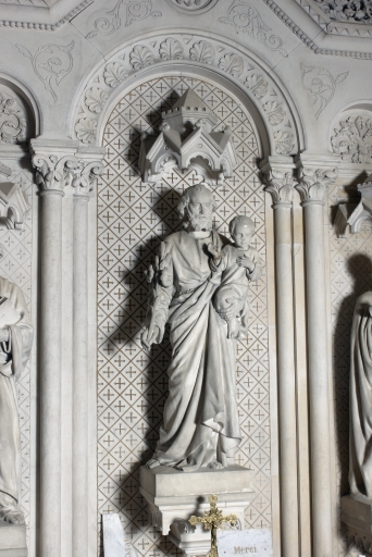 Statue : Saint Joseph et l'Enfant