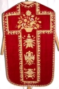 Ornement rouge 1 : chasuble, étole