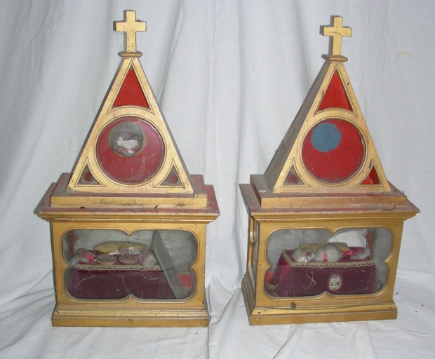 Paire de reliquaires