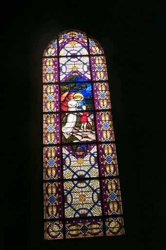 Verrière à personnages de la baie 4 : L'ange gardien