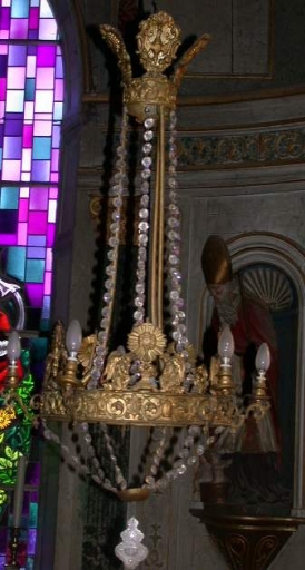 Série de 3 lustres d'église