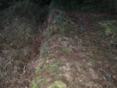 Mur de clôture et de soutènement, Traou Vola (Plouézec)