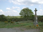 Croix de chemin dite la croix des Landes, près de Trébriand (Monterfil)