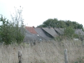 Alignement de maisons, la Groussinais (Sainte-Marie)