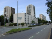 Immeubles, dits résidence, dite Les Olympiades, avenue du Canada ;  boulevard Albert-Ier ;  square du Luxembourg ;  allée du Labrador (Rennes)
