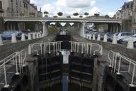 Site de l'écluse d'Oust (écluse n°18 du Canal de Nantes à Brest, située au Port à Redon)