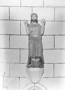 Statue (petite nature, d'applique) : Christ souffrant dit Ecce Homo
