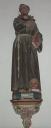 Statue sur culot : saint François d'Assise