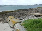 Chemin de roulement, cale n° 1, Enez Terc'h dite île aux Américains (Plouguerneau)