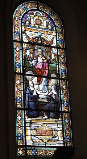 Verrière baies 0 (verrière à personnages) : Sacré-Coeur