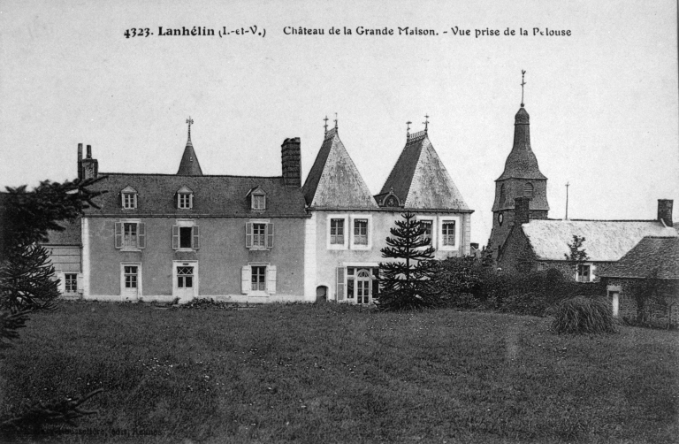 Château de la Grande-Maison, ou château des Pins, 14 rue Jeanne Jugan (Lanhélin fusionnée en Mesnil-Roc'h en 2019)