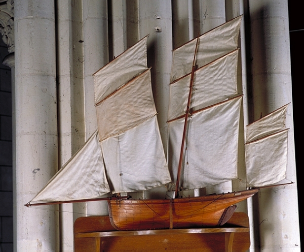 Maquette ex-voto de bisquine