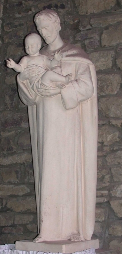 Statue : Saint Joseph et l'enfant