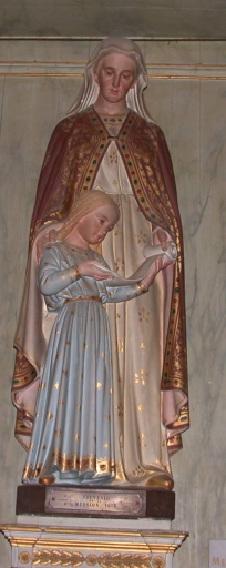 Statue : Education de la Vierge