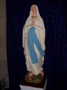 Statue (petite nature) : Vierge, dite Notre-Dame de Lourdes
