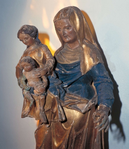 Groupe sculpté de sainte Anne Trinitaire