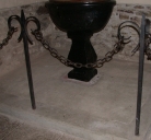 Clôture des fonts baptismaux