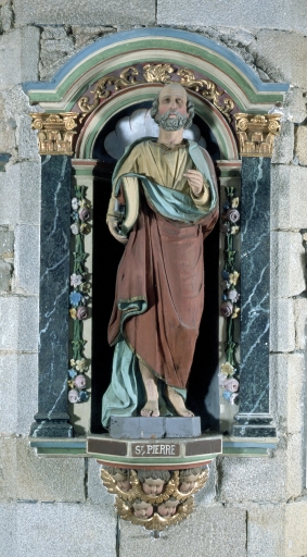 Deux statues en pendant : Saint Pierre et saint Paul