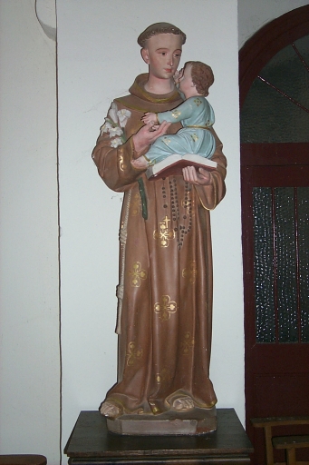 Statue : saint Antoine de Padoue et l'Enfant