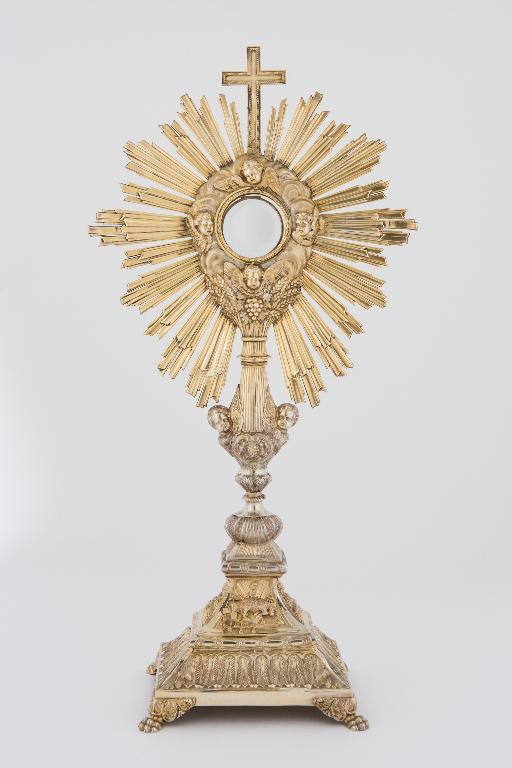 Ostensoir (orfèvres : Renaud, Alexis et Paraud, F. J. Bertrand)
