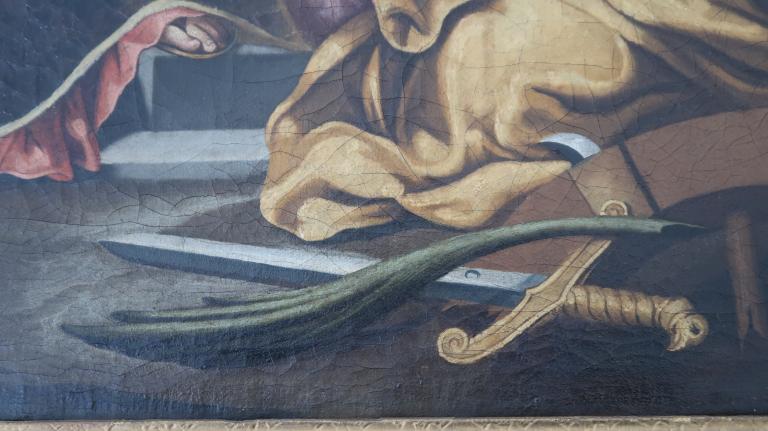 Tableau : La Vierge à l'Enfant avec sainte Catherine d'Alexandrie (Arradon)