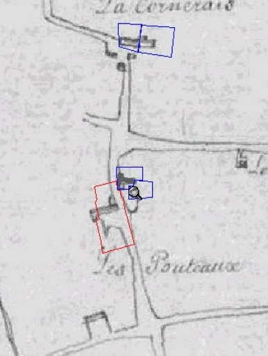 Écart, les Pouteaux (Chasné-sur-Illet)