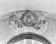 Demi-relief : Dieu le père, église paroissiale Sainte-Édiltrude (Tréflez)