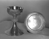 Calice & patène 2, église paroissiale Saint-André (Le Roc-Saint-André fusionnée en Val d'Oust en 2016)