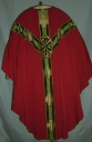 Ornement rouge 2 : chasuble, étole