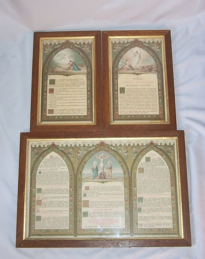 Ensemble de 3 canons d'autel