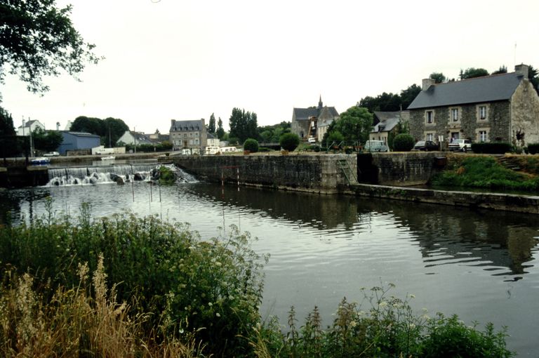 Site d'écluse de Rohan, n° 52, le bourg (Rohan)