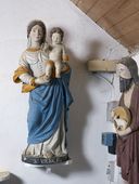Statue : Vierge à l'Enfant, chapelle Saint-Yves (Caro)